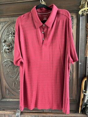 Van Heusen Men's Maroon Polo Shirt
